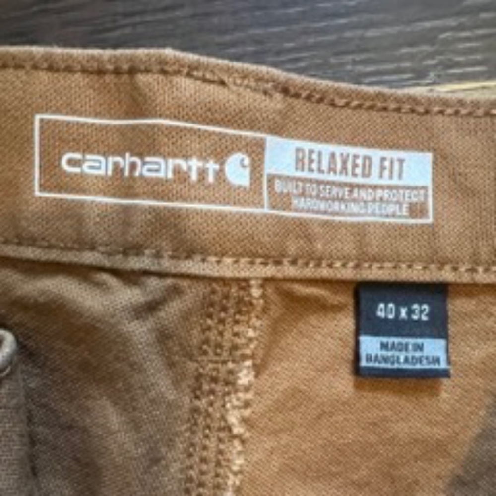 Carhartt Rugged Flex Relaxed Fit Duck Double-Front Utility Work Pant size 40x32 - Picture 9 of 9